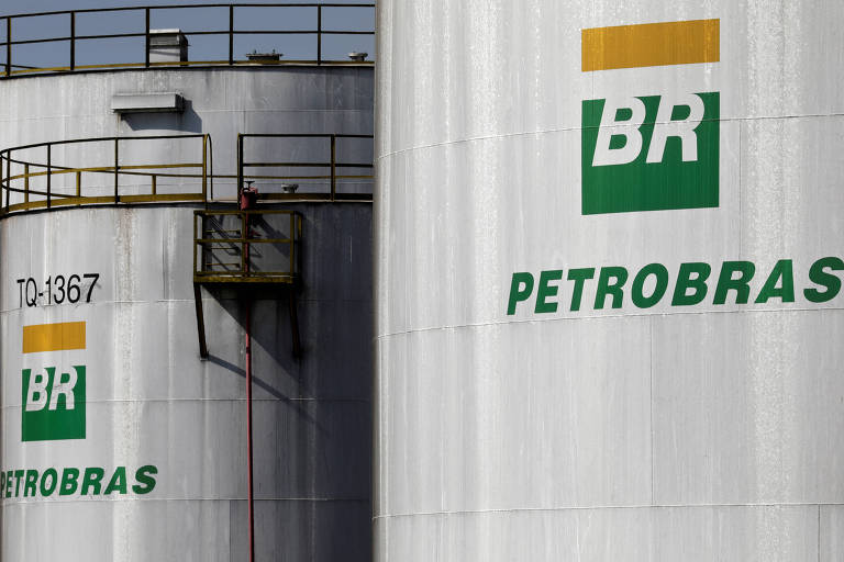 Imagens de valor de mercado da Petrobras