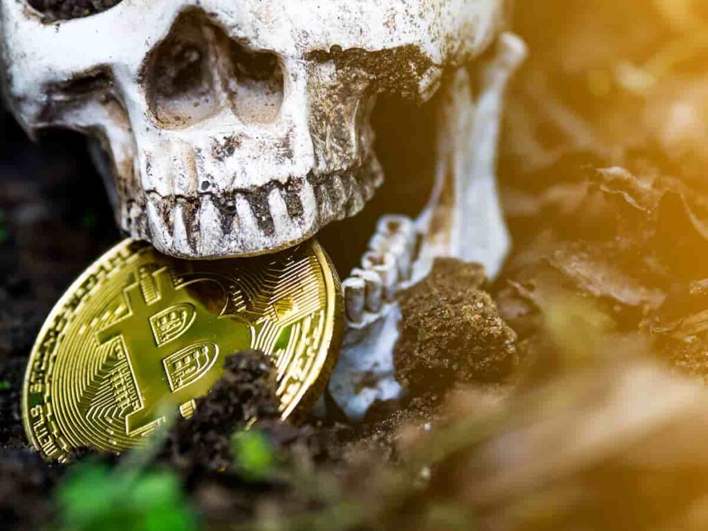Cruz da morte do Bitcoin: o que é e possível desvalorização da moeda