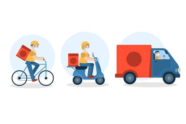 Imagem de entregadores de delivery em alusão ao serviço da Meituan