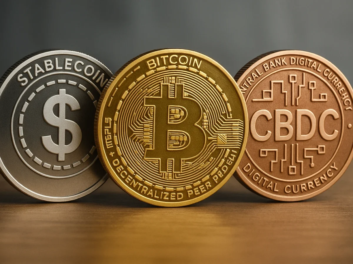Qual a diferença entre stablecoin, CBDC e criptomoeda? – Investidor Sardinha