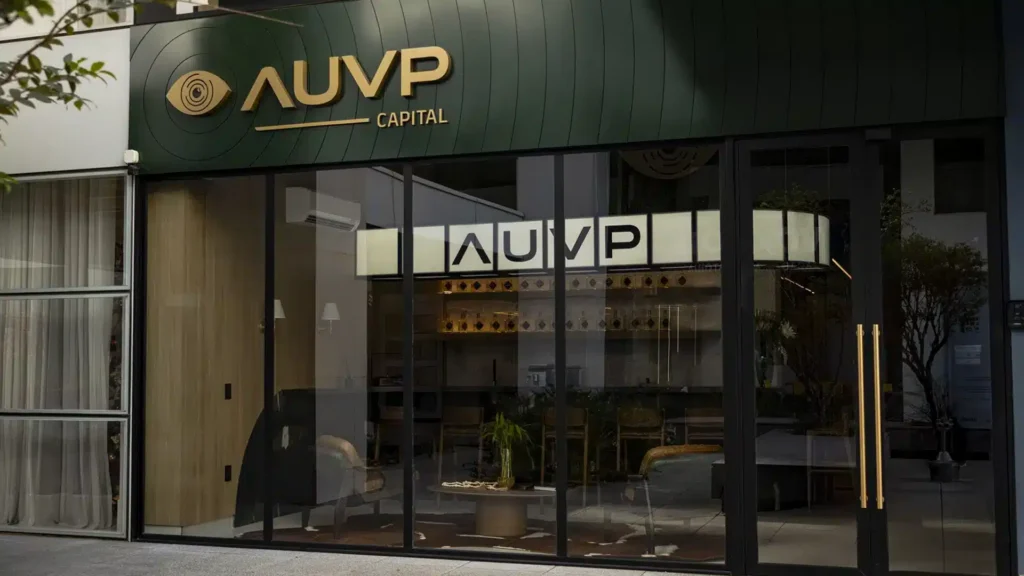 Fachada da sede da AUVP Capital